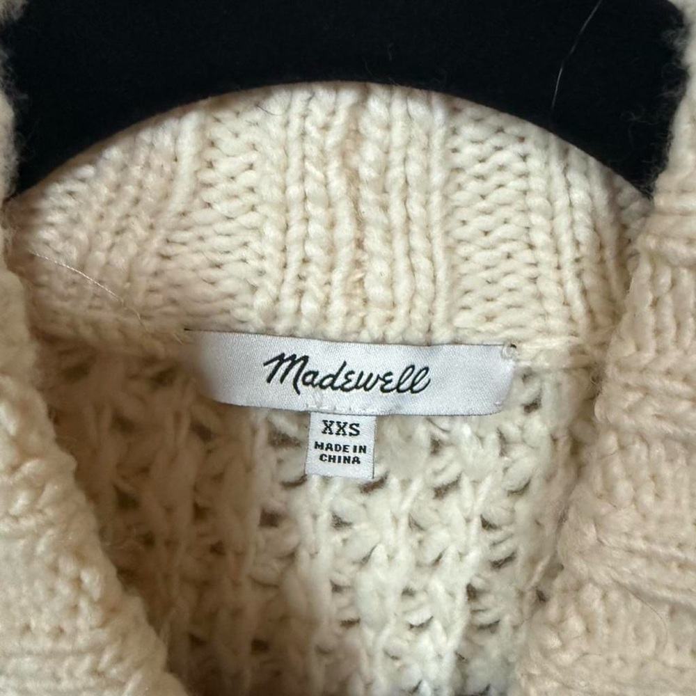Madewell Cream Button-Up Cardigan - Picture 3 of 3